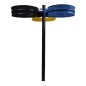 Support-sac triflux 80/110L sur tube a sceller Support-sac triflux 80/110L sur tube a sceller