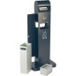 Cendrier 2L / Collecteur 8L TOTEM - Gris anthracite Cendrier 2L / Collecteur 8L TOTEM - Gris anthracite
