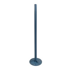 Poteau fixation sol Ø50 1M20 avec socle