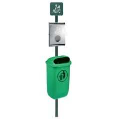 Poteau Ø60 H.230 cm vert