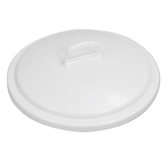 Couvercle avec poignée pour conteneur rond HACCP 75 L