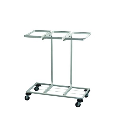 Support-sac triflux a roulettes 80/110L
