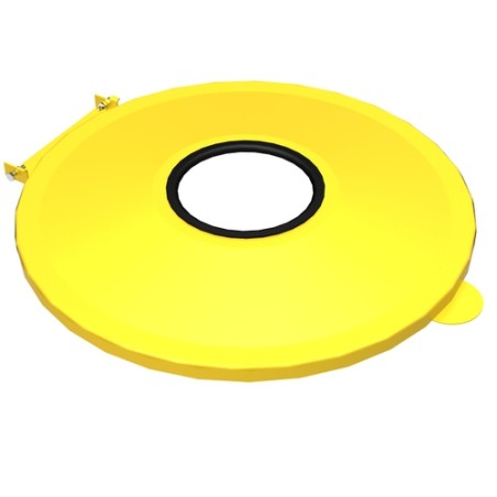 Couvercle avec ouverture pour support-sac 80/110L