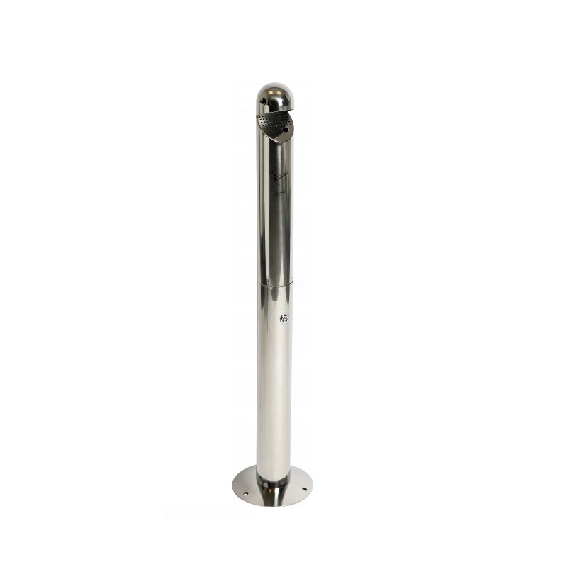 Cendrier KOLONN sur socle avec toit 1,1 litre Cendrier KOLONN sur socle avec toit 1,1 litre