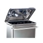 Poubelle a pedale 110L mobile - Inox 430 Poubelle a pedale 110L mobile - Inox 430