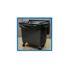 Housse conteneur 750L Noir 55µ 1930x1500 mm (50 sacs)