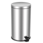 Poubelle à pédale 40L inox brillant Poubelle à pédale 40L inox brillant