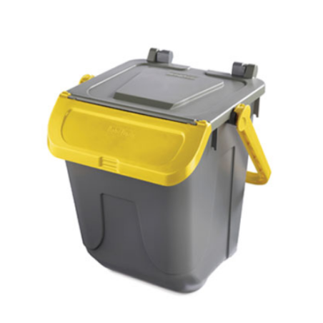 Corbeille avec couvercle basculant DUCK 25 L