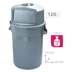 Poubelle MAXIPUSH 120 L ou 80 L