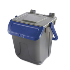 Corbeille avec couvercle basculant DUCK 25 L