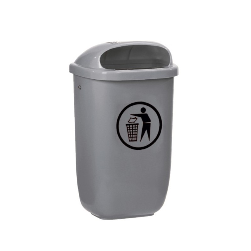 Corbeille de proprete exterieure 50L Corbeille de proprete exterieure 50L