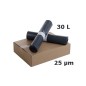 Sac poubelle renforce 30L - Noir ep25µm 500x650 (x500) Sac poubelle renforce 30L - Noir ep25µm 500x650 (x500)