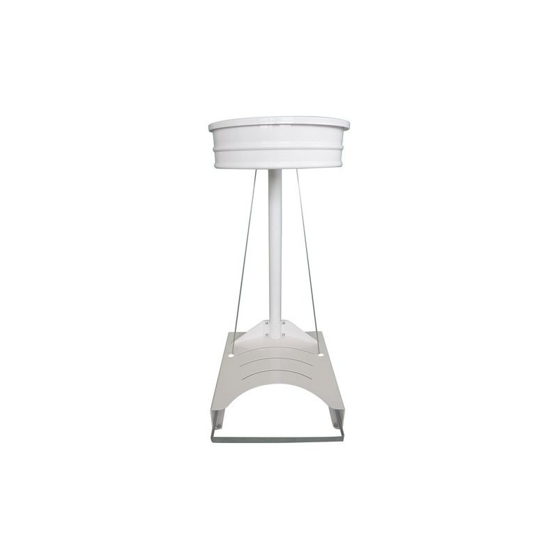 Support-sac FIRMA a pedale 80/110L fixe - Blanc RAL9010 Support-sac FIRMA a pedale 80/110L fixe - Blanc RAL9010