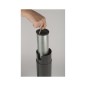 Cendrier colonne DOME 3L sur socle Cendrier colonne DOME 3L sur socle