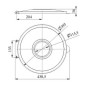 Couvercle avec ouverture pour support-sac 80/110L Couvercle avec ouverture pour support-sac 80/110L