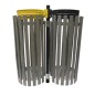 Support sac biflux 2x110L sur tube + ent. PolyAl Support sac biflux 2x110L sur tube + ent. PolyAl