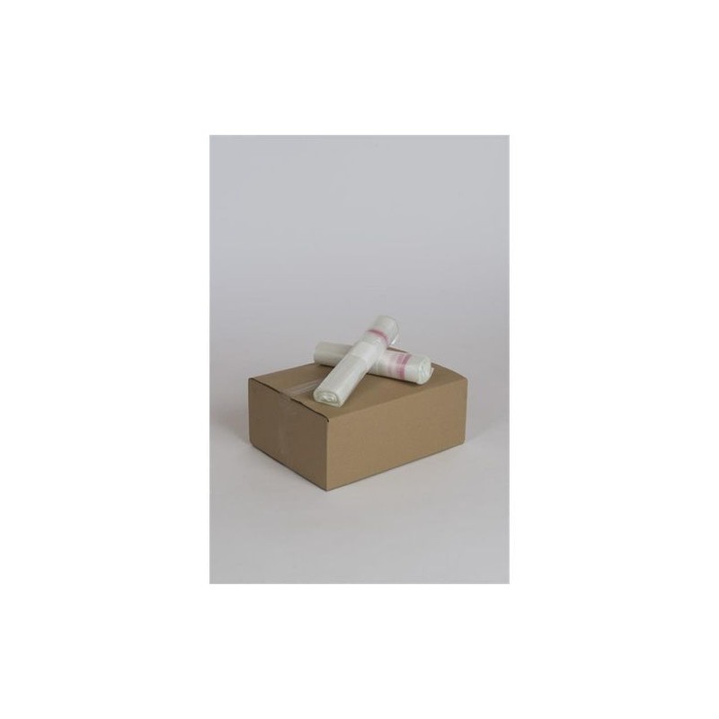 Sac poubelle perfore 400L transparent ep23µm PEMD neutre (12rl x7 84) Sac poubelle perfore 400L transparent ep23µm PEMD neutre (12rl x7 84)