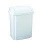 Poubelle polypropylène 25L avec couvercle basculant - Blanc Poubelle polypropylène 25L avec couvercle basculant - Blanc