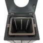 Corbeille ECO'CYCLE 100L avec support sac - Polyal by Guery Corbeille ECO'CYCLE 100L avec support sac - Polyal by Guery