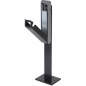 Cendrier SLIM 3 litres sur base - Gris anthracite Cendrier SLIM 3 litres sur base - Gris anthracite