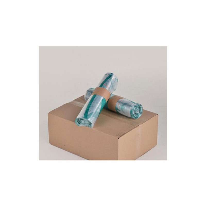 Sac poubelle perforé 200L transparent ép35µm (12rlx10) Sac poubelle perforé 200L transparent ép35µm (12rlx10)