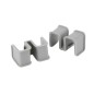Poubelle 55L GEO sans couv. Aspect metal Poubelle 55L GEO sans couv. Aspect metal