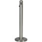 Cendrier colonne DOME 3 litres sur socle - Alu Cendrier colonne DOME 3 litres sur socle - Alu
