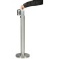 Cendrier colonne DOME 3 litres sur socle - Alu Cendrier colonne DOME 3 litres sur socle - Alu